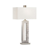 Jaxon Marble Made Grey Table Lamp