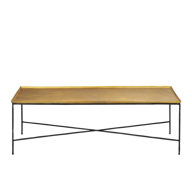 Boyles Brass Cocktail Coffee Table