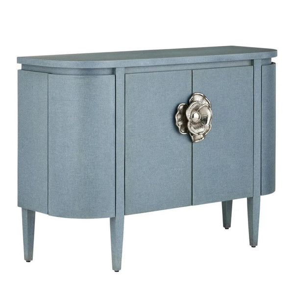 Briallen Blue Demi-Lune Cabinet