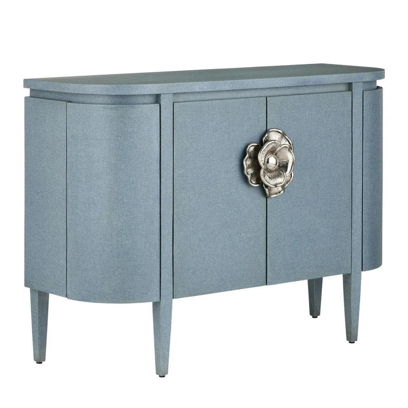 Briallen Blue Demi-Lune Cabinet