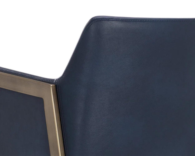 Bernadette Leather Upholstered Counter Stool