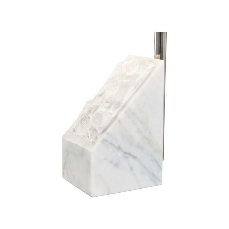 Stone Natural White Stone Crafted Table Lamp