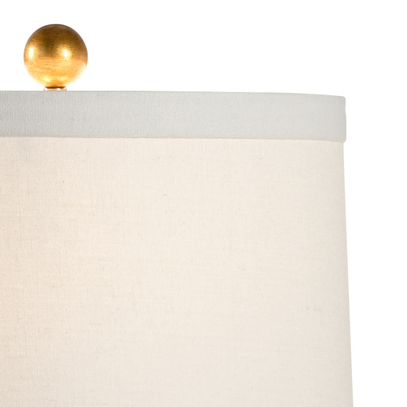 Beehive Modern Linen Shade Table Lamp