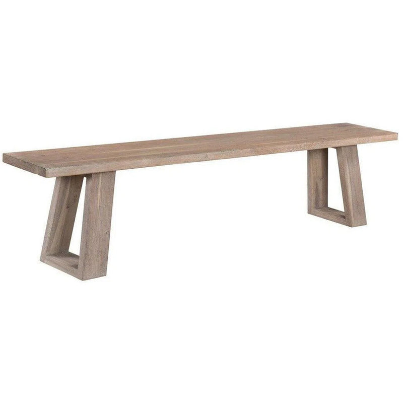 92 Inch Bench Grey Scandinavian Dining Benches LOOMLAN By Moe's Home