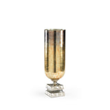 Shelby Hurricane Reflective Finish Patio Candleholder