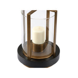 Revere Brass Circle Design Candleholder