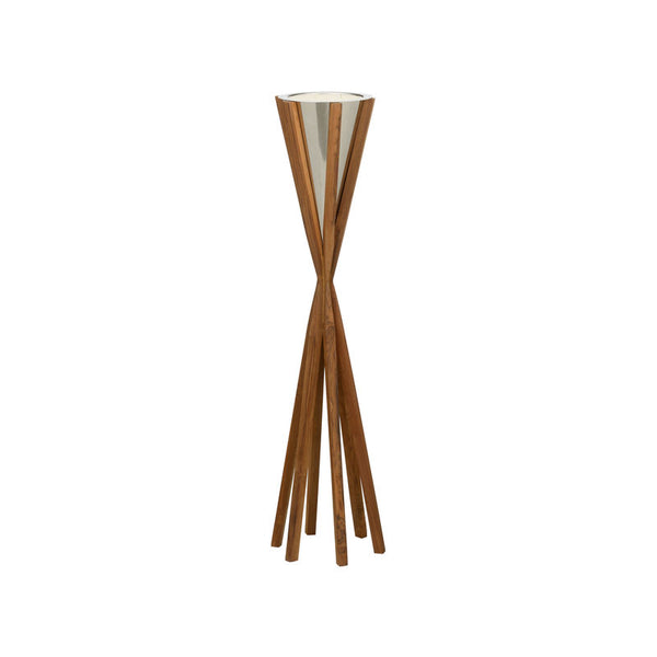 Teton Teak Wooden Design Candleholder