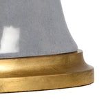 Hopper Gold Accents Smooth Finish Table Lamp