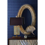 Lucius Oval Shaped Wall Mirror-Wall Mirrors-Wildwood-LOOMLAN