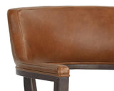 Brylea Leather Upholstered Dining Armchair