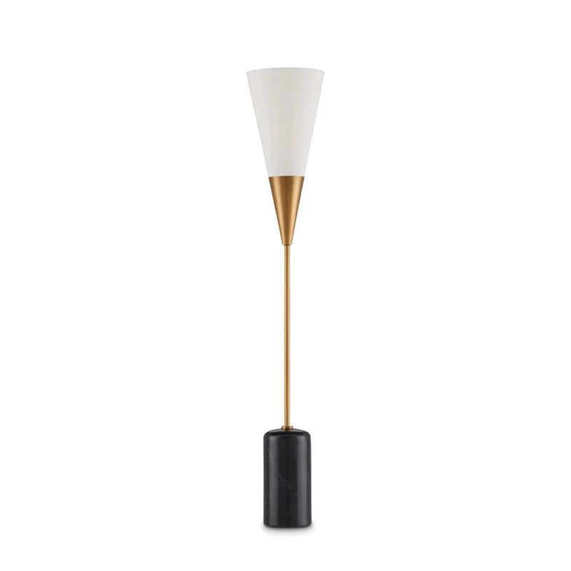 Martini Black Torchiere Table Lamp