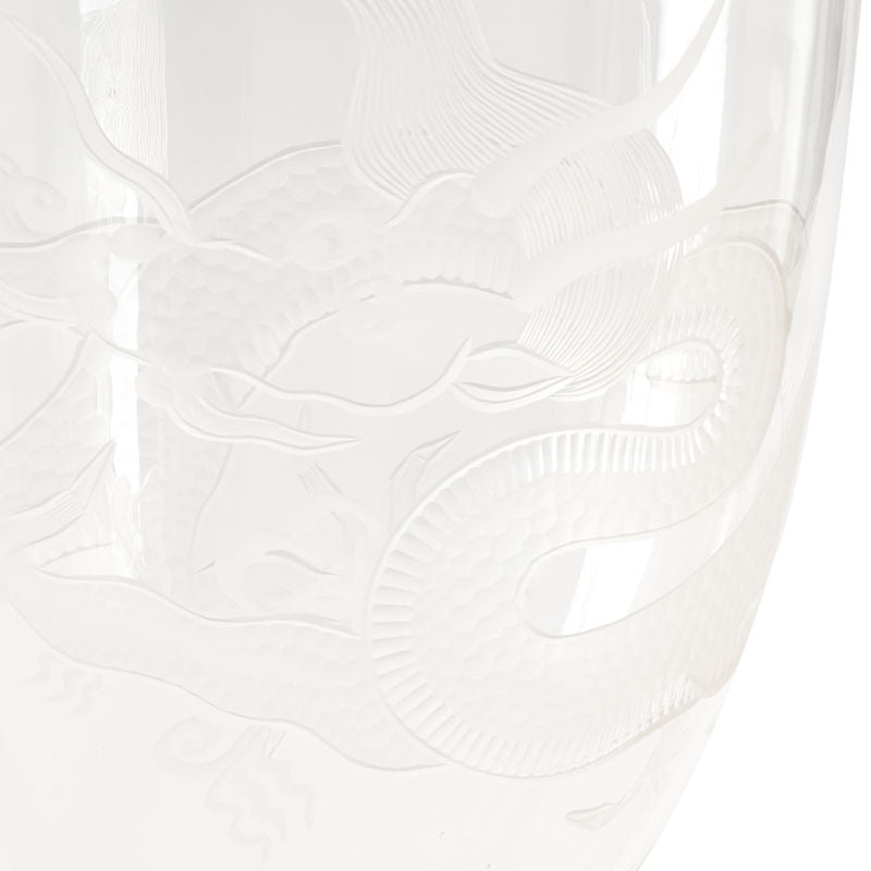 Dragon Hurricane Glass Design Candleholder