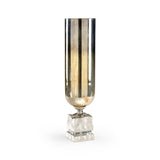 Shelby Hurricane Reflective Finish Patio Candleholder