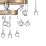 Ansley Silver Vintage Crystal Chandelier