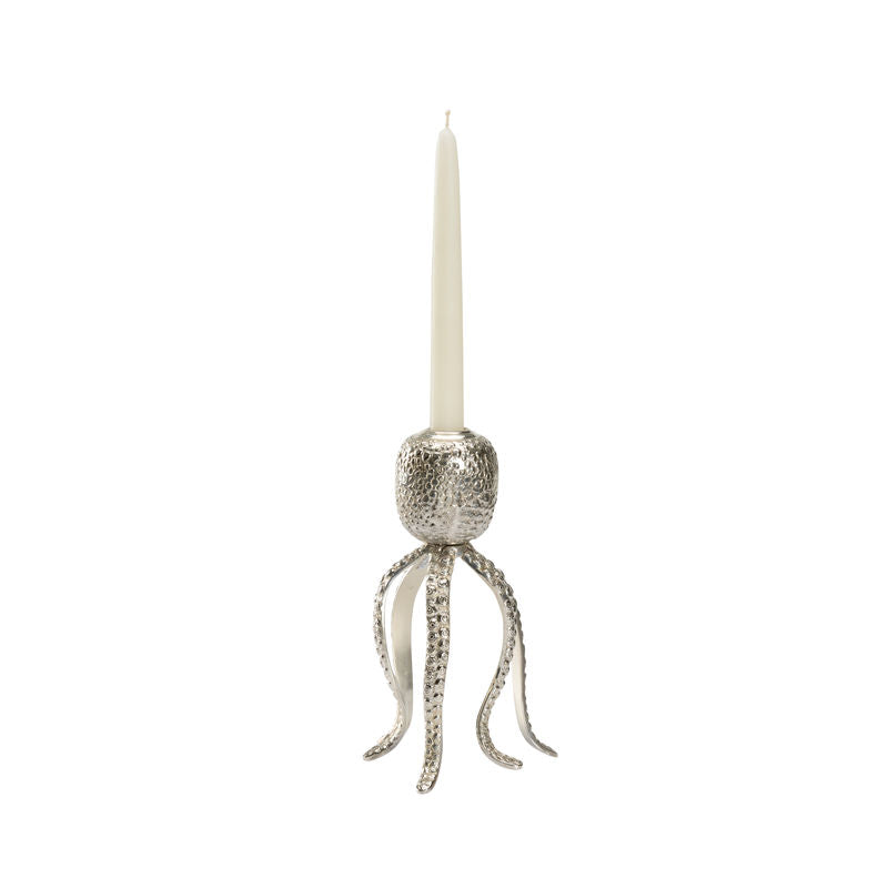 Pacific Octopus Coastal Charm Candleholder