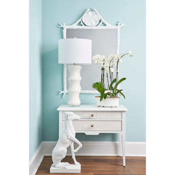 Shelbourne Ceramic With Acrylic Base Table Lamp