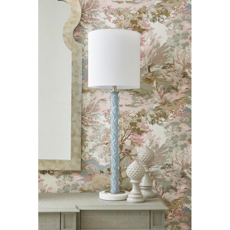 Emily Grey Marble Three-Dimensional Pattern Table Lamp