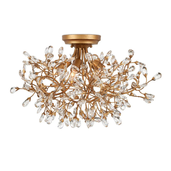 Crystal Bud Semi-Flush Mount