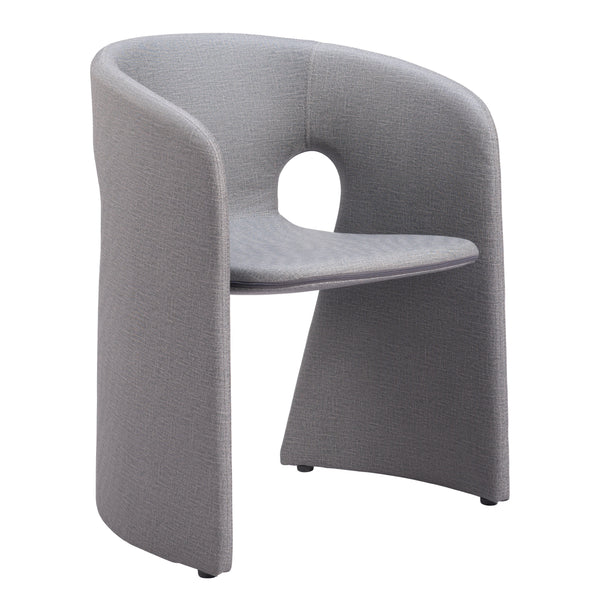 Rosyth Slate Gray Dining Arm Chair