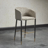 Asher Leather Upholstered Barstool