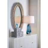 Lucius Oval Shaped Wall Mirror-Wall Mirrors-Wildwood-LOOMLAN