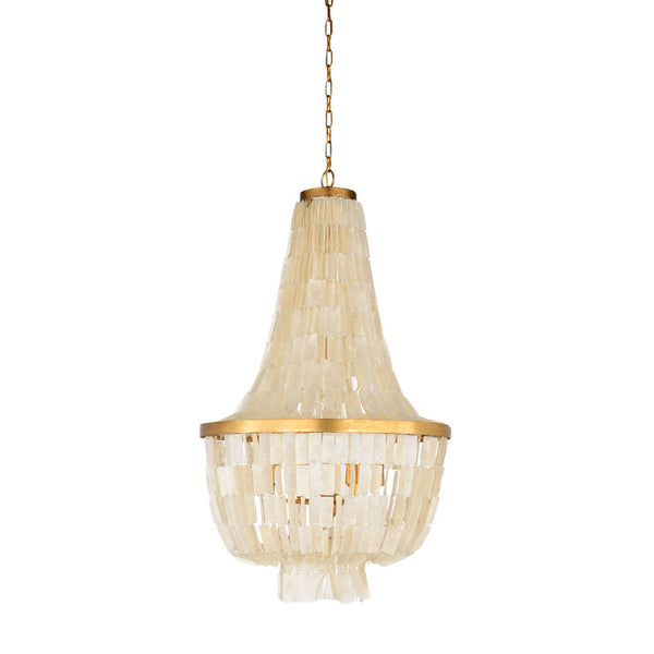 Ellison Modern Capiz Shells Chandelier