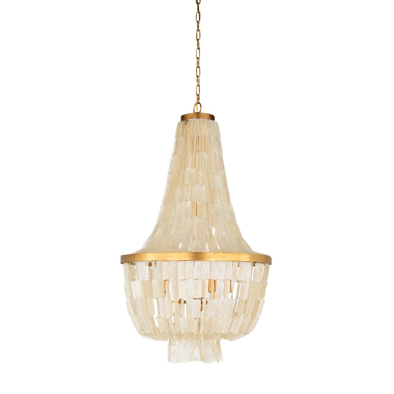 Ellison Modern Capiz Shells Chandelier