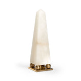 Alabaster Obelisk White Sculpture