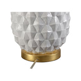 Olivia Ceramic Made With Gold Base Table Lamp