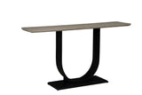 Yuca Iron Based Wooden Rectangular Console Table