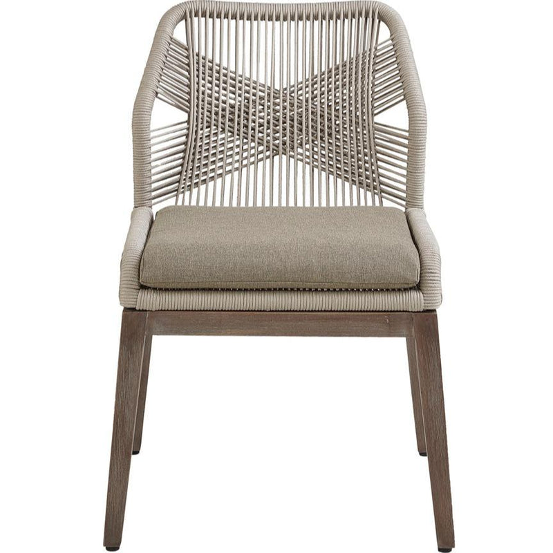 Fiddler Rope Upholstered Armless Chair