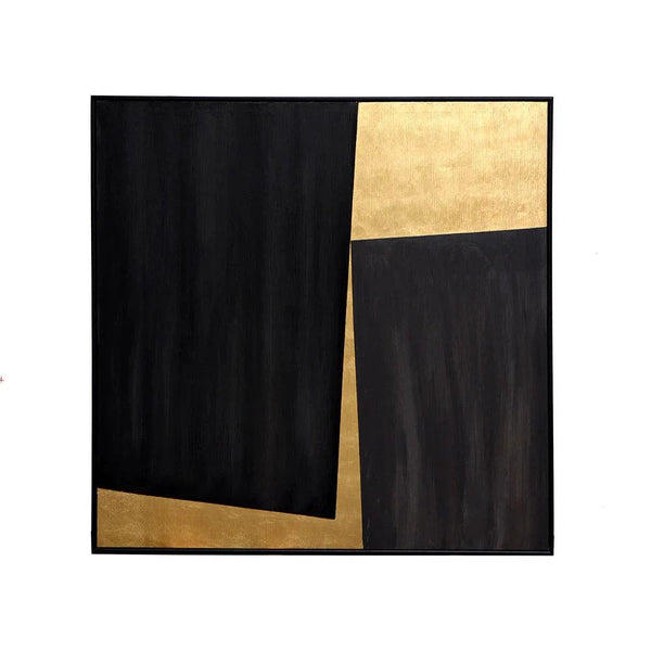 Monolith 60" x 60" Black Floater Frame Modern Wall Art