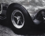 Cobra 427 Vintage Race Car Wall Art With Charcoal Frame