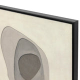 Zen Garden Set Of 3 Wall Art With Black Frame