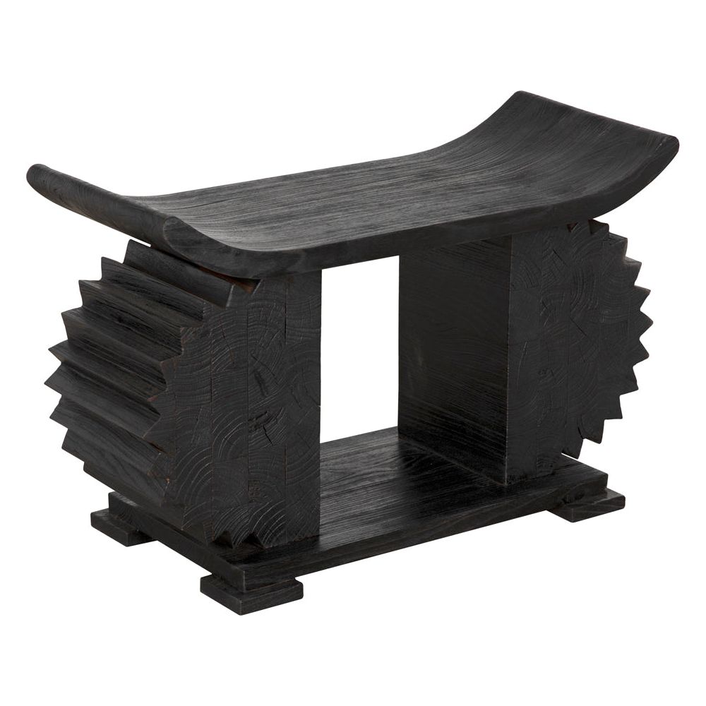 Duma Wooden Black Bedroom Bench