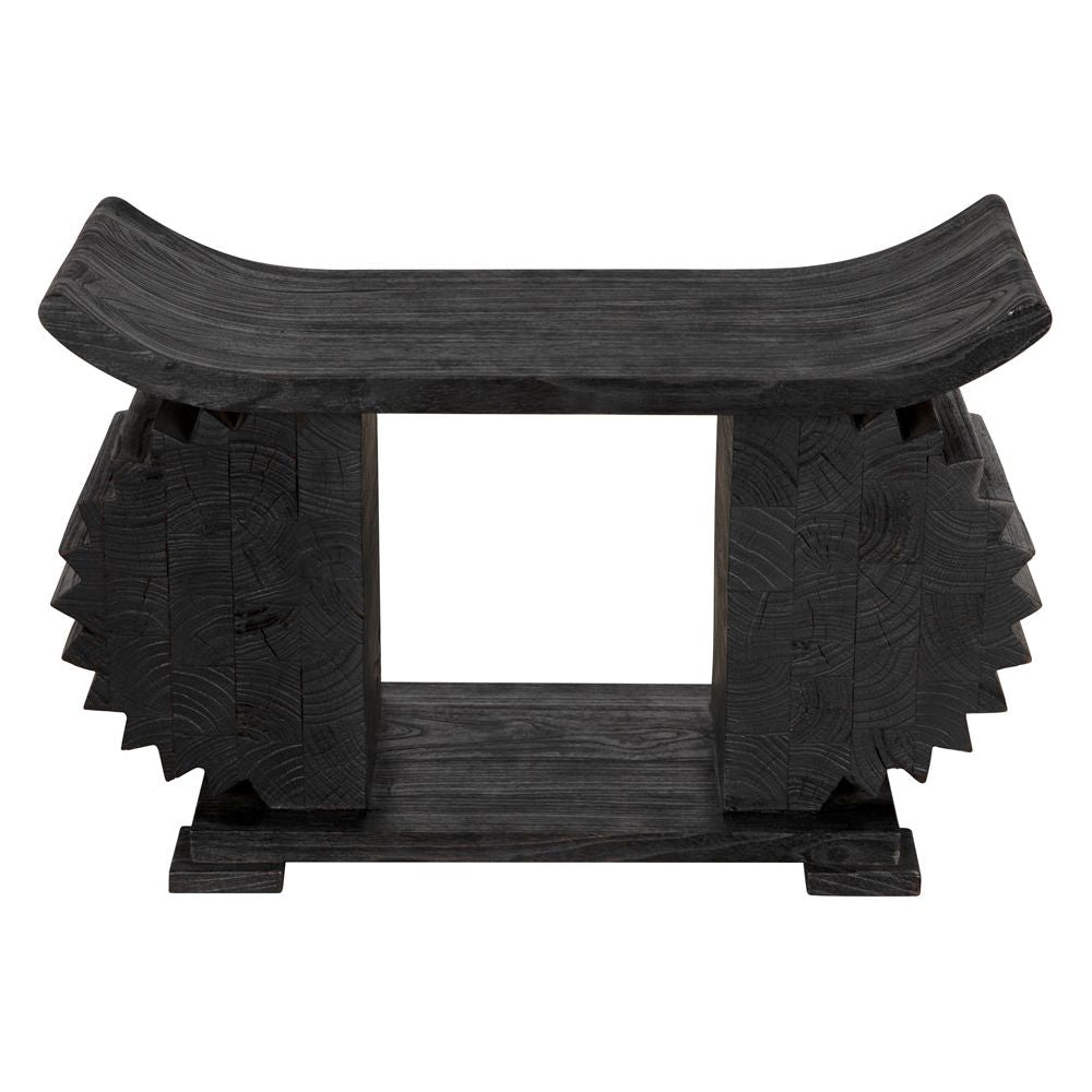 Duma Wooden Black Bedroom Bench