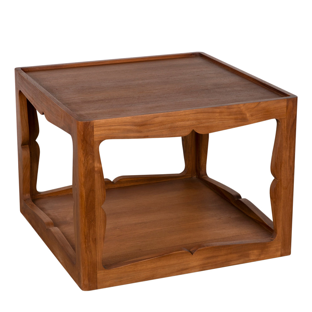 Kabbal Wooden Brown Side Table