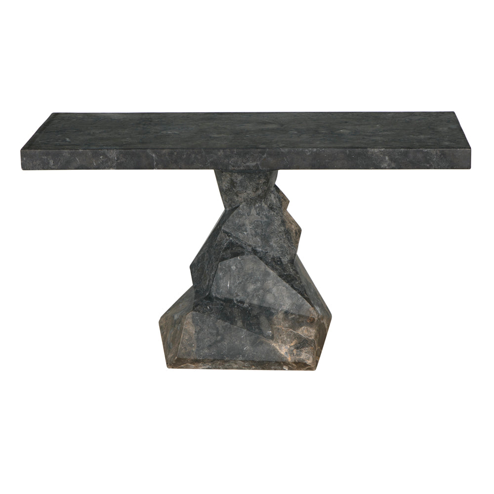 Tilden Marble Made Rectangular Console Table