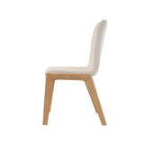 Arizona Polyester Upholstered Armless Dining Chair