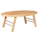 Aalto Oval Outdoor Teak Coffee Table