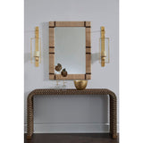 Abaca Rope Warppeed Waterfall Console Table-Console Tables-Chelsea House-LOOMLAN