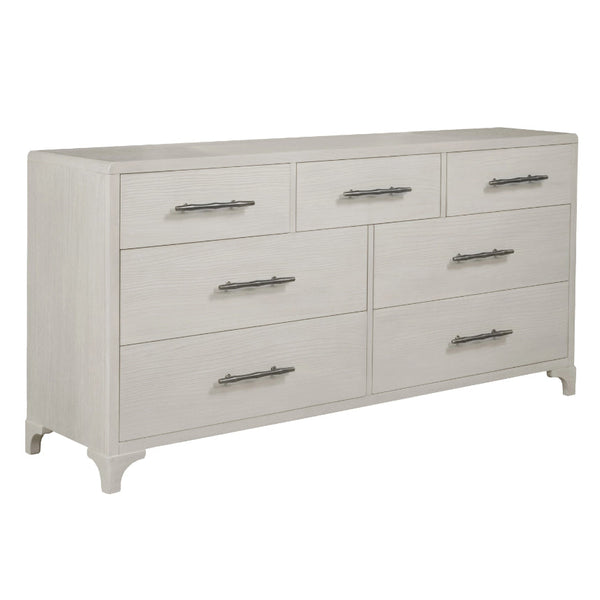 Abaco Seven Drawers White Dresser-Dressers-Panama Jack-LOOMLAN