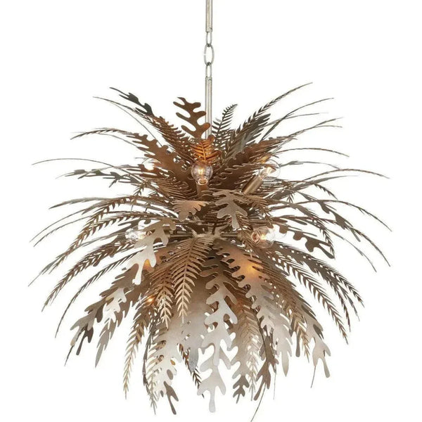 Abyssinia Wrought Iron Chandelier - LOOMLAN - Currey & Co - Chandeliers