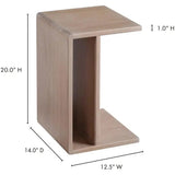 Accent Table White White