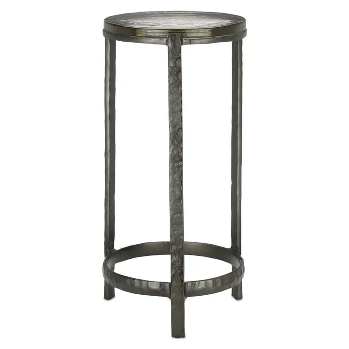 Acea Graphite Drinks Table - LOOMLAN - Currey & Co - Side Tables