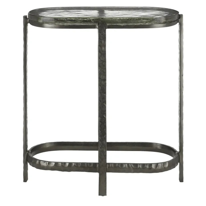 Acea Graphite Side Table - LOOMLAN - Currey & Co - Side Tables
