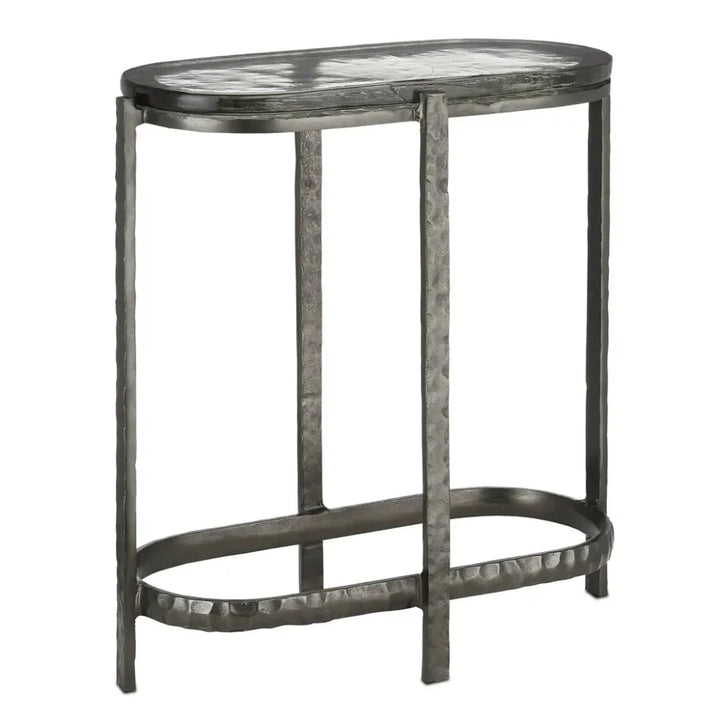 Acea Graphite Side Table - LOOMLAN - Currey & Co - Side Tables