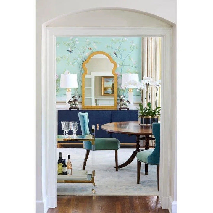 Acrylic Brass Frame Bar Cart-Home Bar Carts-Chelsea House-LOOMLAN