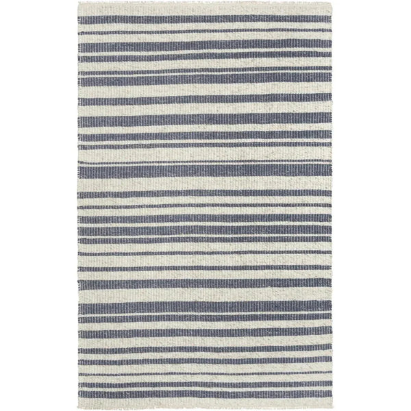 Acum Stripe Blue Area Rugs For Living Room - LOOMLAN - LOOMLAN - Area Rugs