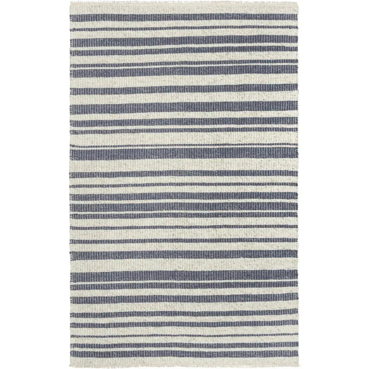 Acum Stripe Blue Area Rugs For Living Room - LOOMLAN - LOOMLAN - Area Rugs